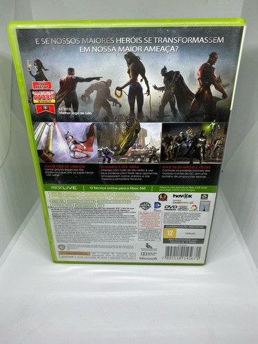 Jogo Injustice Xbox 360 Gods Among Us Usado