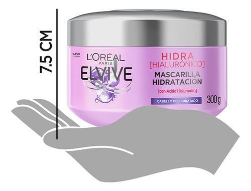 Loreal Elvive Crema Tratamiento Hidra Hialuronico 300g