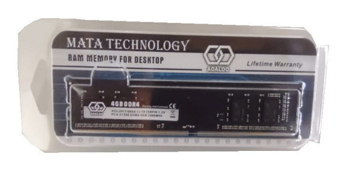 Imagen 2 de 3 de Rápida Memoria Ram Ddr4 Nuevo 4gb 2666 Mhz Para Escritorio