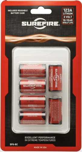 6 Pack 123a Lithium Batteries