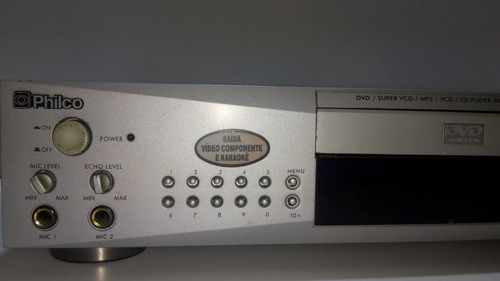 Dvd Player Philco Dv-p2500 Ck ( Com Defeito )