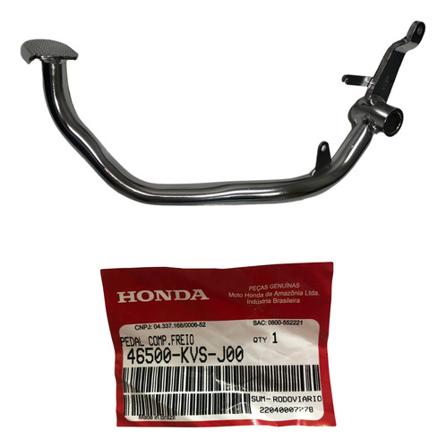 Pedal Freio Cg 160 Cargo 2016/2017 Original Honda