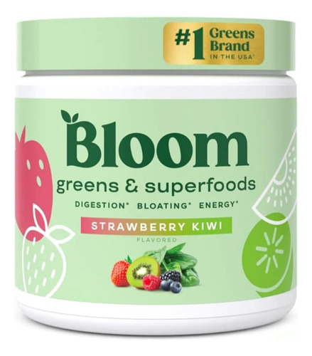 Bloom Greens Superfood  Con Probióticos Enzimas 