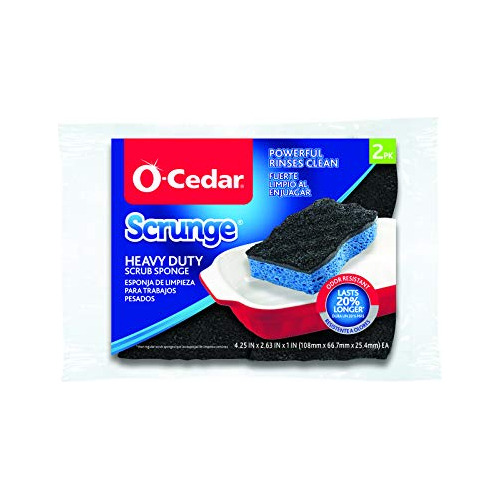 O-cedar Scrunge - Esponja Resistente Para Antiaraazos, 7.5 P