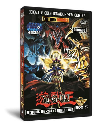 Imagem 6 de 8 de Yu-gi-oh! Série Completa E Dublada Em Dvd + 2 Filmes + Ova