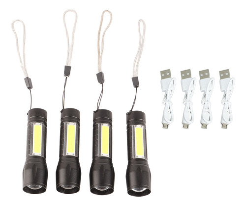 Linterna Retráctil Linterna De Luz Fuerte De Aleación De