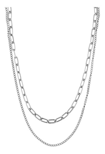 Gargantilla De Plata .925 Color Plateado