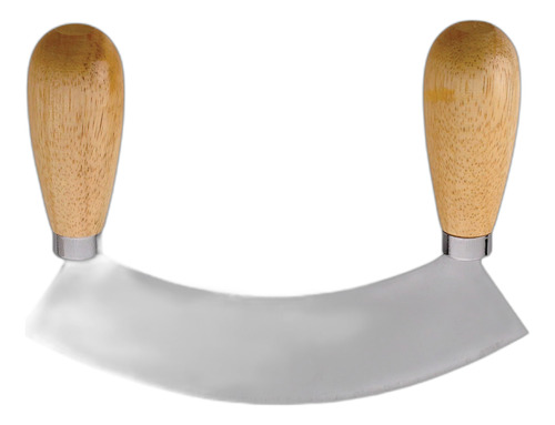 Hics Mezzaluna Rocking Vegetal Chopper Y Mincing Knife 675in