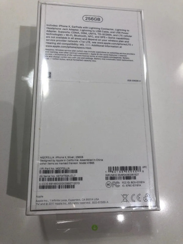 Imagen 1 de 3 de Nueva Apple iPhone X 256gb Original