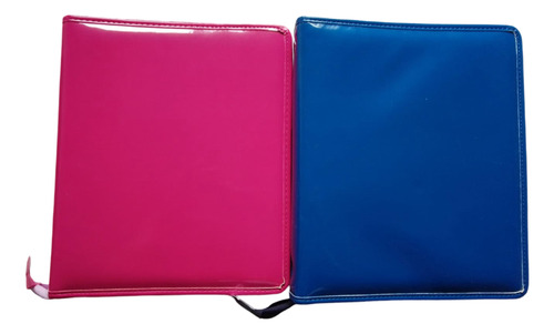 Carpeta Escolar 3 Anillos Grandes Con Cierre Augraf Color Charol Cc-0399
