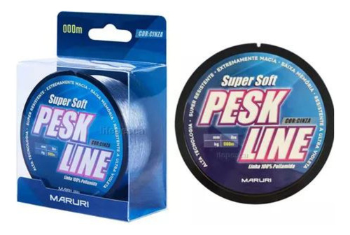 Linha Mono Maruri Pesk Line 0,33mm - 300 Metros Resistente