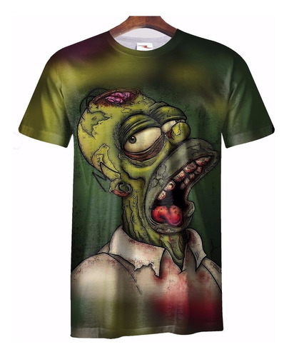 Remera Los Simpson Homero Zombi Ranwey Pr047