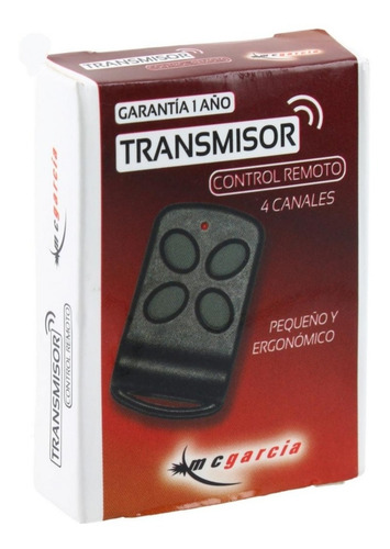 Imagen 3 de 5 de Control Remoto Para Portón Eléctrico Negro Md1002120