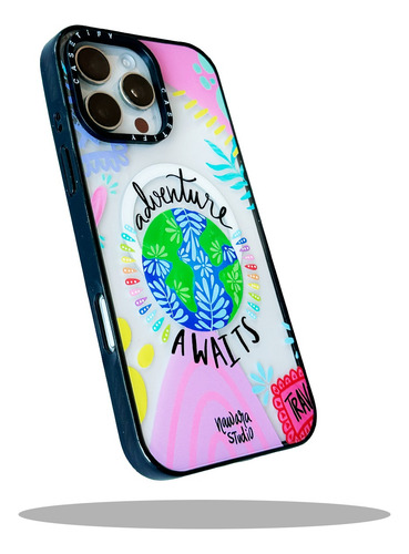 Funda Adventure Waits Estilo Casetify Para Iphone Transparente Iphone 15