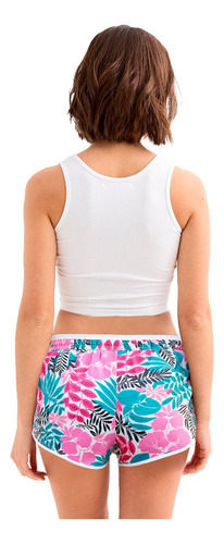 Short De Playa Con Bolsas Para Mujer Secado Rápido