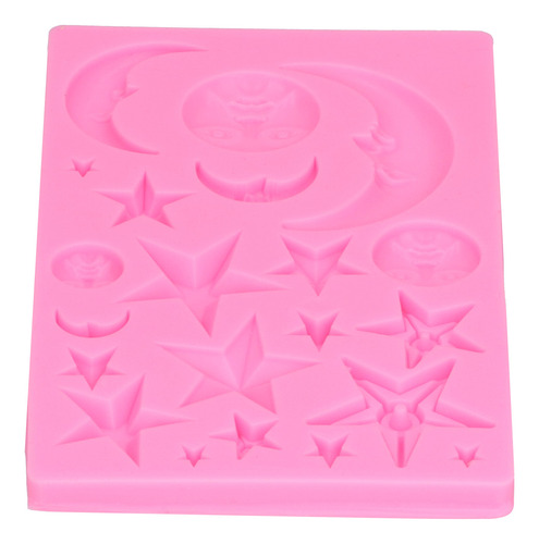 Pastel De Chocolate Diy De Silicona Con Forma De Cara De Lun