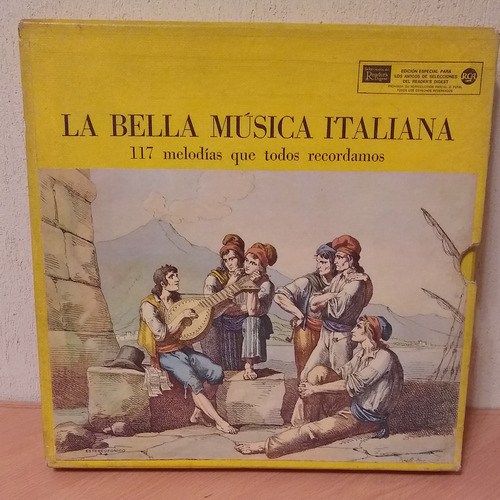 Coleccion Vinilos La Bella Música Italiana - 10 Discos