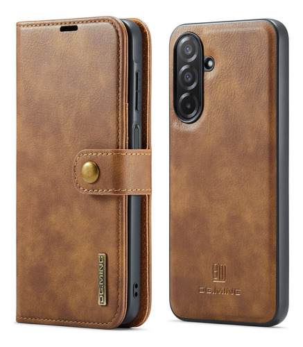 Funda De Piel Tipo Cartera Con Tarjetero Magnético