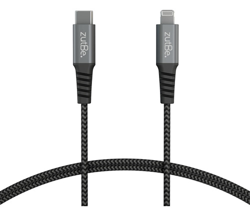 Zutbe Cable Shield 2 Usb-c A Lightning Trenzado Con Kevlar,