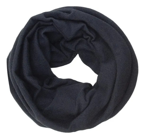 Cuello Tubular Lana Unisex Cuellera Cuellito Invierno Azul Marino