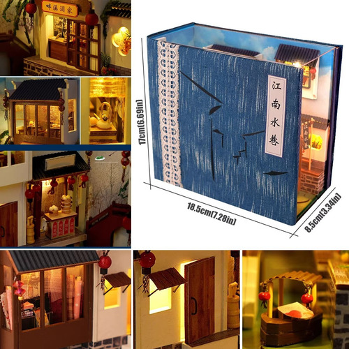 .. Kit De Maquetas De Casas De Muñecas En Miniatura Para