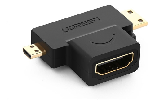 Adaptador HDMI Ugreen Micro Hdmi + Mini Hdmi macho a hembra