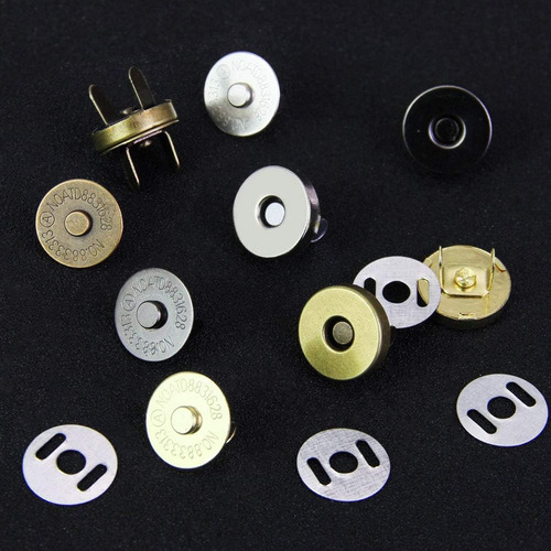 40 Botones Magnéticos Con Cierre Magnético De 14 Mm