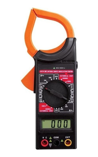 Pinza Amperometrica Digital Tester Capacimetro Buzzer Hold E