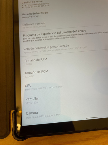 Lenovo Tab K10 Tb-x6c6f 3 Gb - 32 Gb - 10.3 Con Funda Negro (Usado)