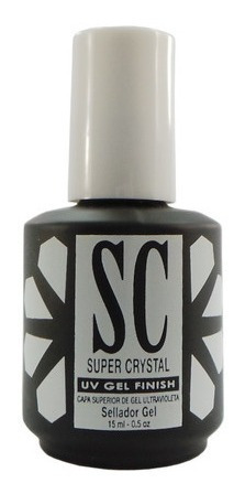 Imagen 1 de 2 de Finish Gel Súper Crystal 15ml, Top, Uñas Manicure, Pedicure 