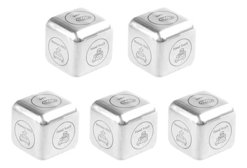 (5 Piezas), Decisor De Dados Para Tomar Decisiones De Comida