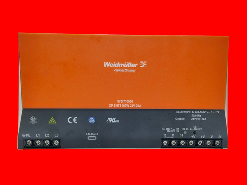 Weidmüller 8708710000 Fuente De Alimentacion