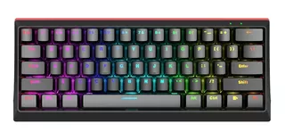 Teclado Mecanico Marvo Kg962 Gaming Rainbow 60% Switch Red