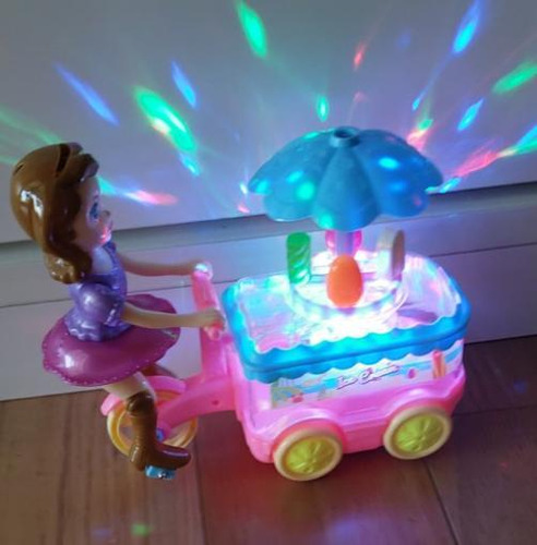 Princesa Sofia Carrinho De Sorvete Com Luzes E Som