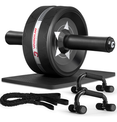 Vinsguir Ab Roller Wheel Kit, Equipo De Entrenamiento Ab Con