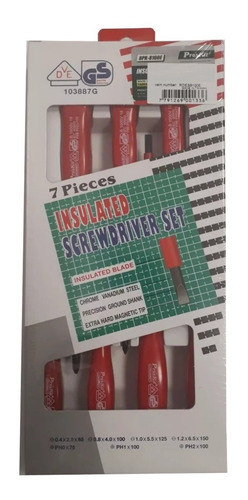Kit 7 Destornilladores Aislados Set Juego Proskit 8pk-8100e
