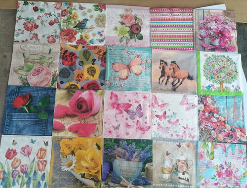 Caja De Te Madera Decorada
