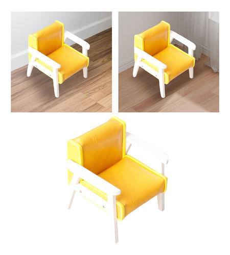 Muebles En Miniatura Para Casa De Amarillo Pequeño