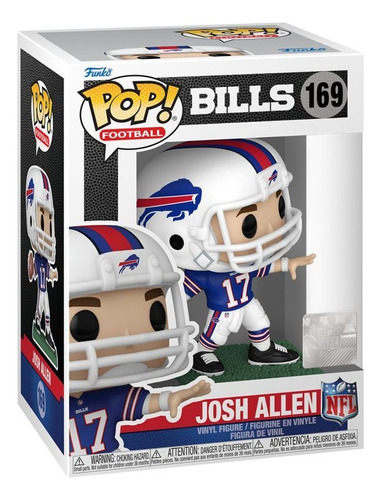 Funko Pop! Nfl Bills - Josh Allen #169 (away) Caja Dañada 