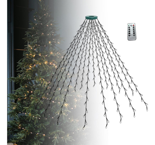 Luces De De Navidad Con Anillo De 3m 400 Luces Luz Cálida