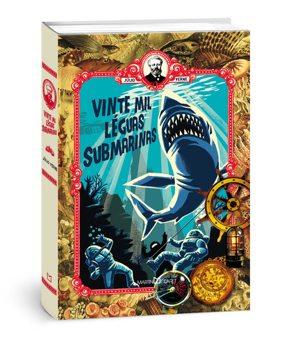 Vinte mil léguas submarinas, de Verne, Julio. Editora Martin Claret Ltda, capa dura em português, 2019