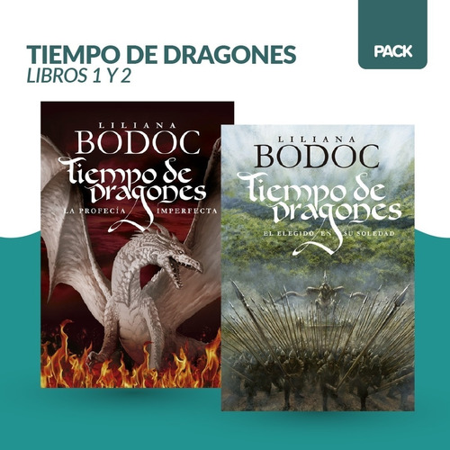 Pack Tiempo De Dragones Libro 1 Y 2 - Liliana Bodoc