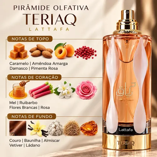 Perfume Lattafa Teriaq Feminino Edp 100ml Original | MercadoLivre