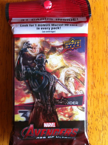 Tarjetas Avengers Age Of Ultron Ghost Rider 3d Upper Deck