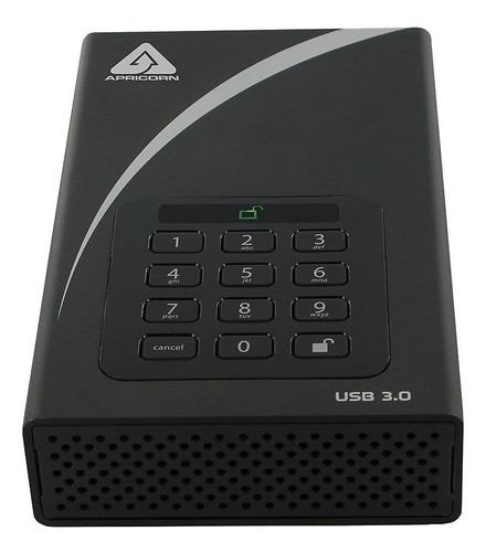 Apricorn 6tb Aegis Padlock Dt 256-bit Encryption Usb 3