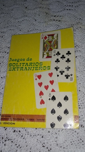 Libro Juegos Naipes Cartas Solitarios Extranjeros Fournier