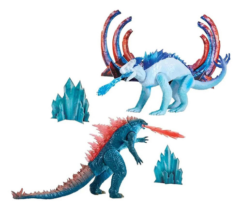 Set Figuras Godzilla Kong New Empire Godzilla Vs Shimo