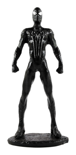 Boneco Homem Aranha Black Em Resina 20cm