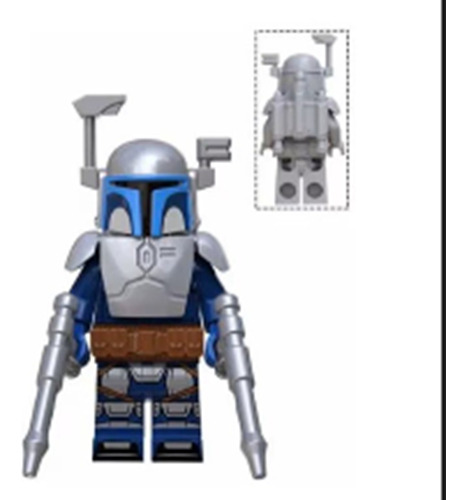 Chaveiro Lego Artesanal Star Wars Vários Personagens Geek Jango Fett Boneco