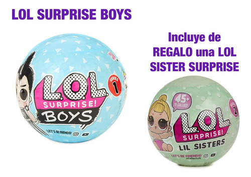 Muñeco L.o.l. Surprise Series 1 Boys 7 Surprises